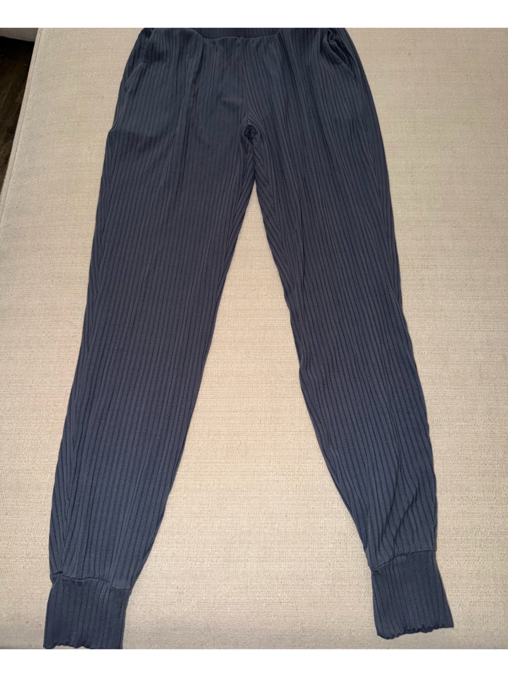 Have Men's Ribbed Jogger Pants in Dark Navy